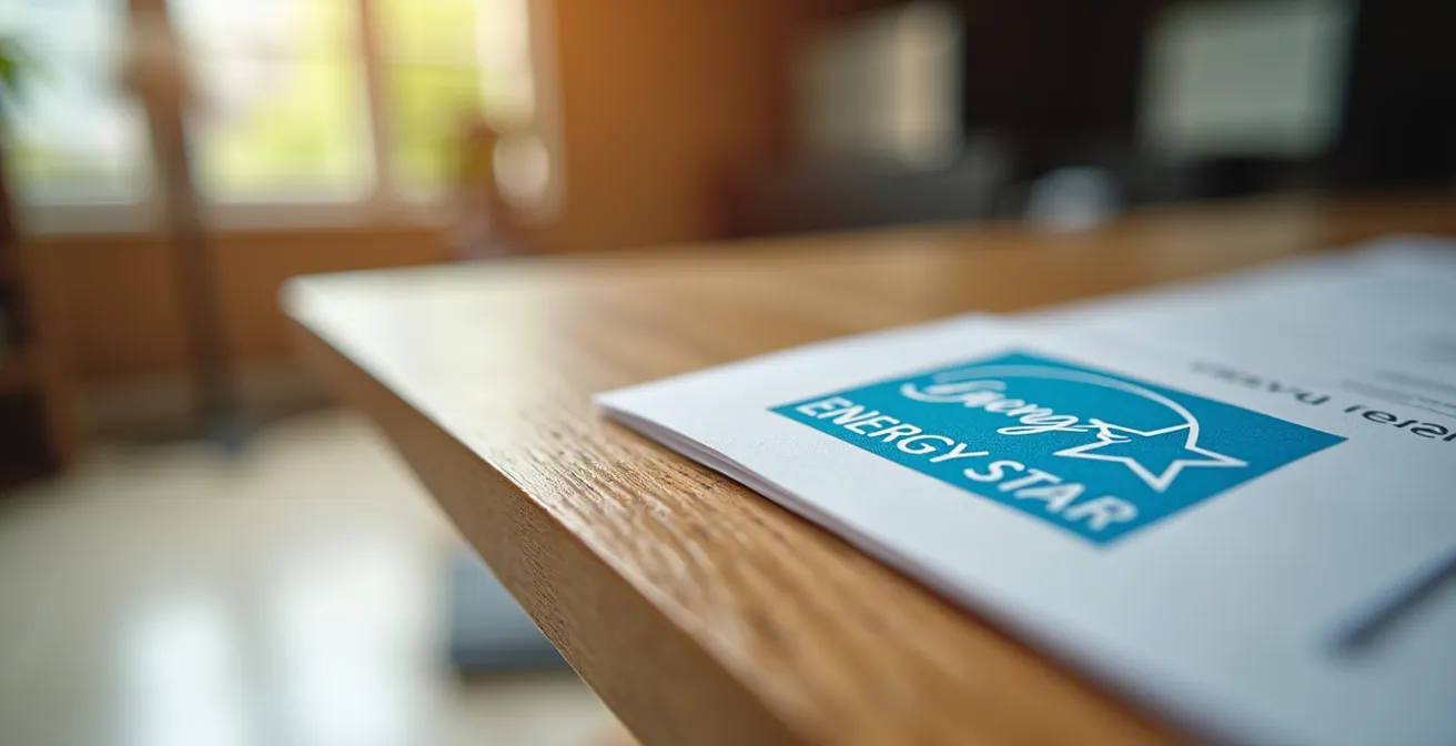 Documents de subvention Rénoclimat et certification ENERGY STAR sur bureau québécois