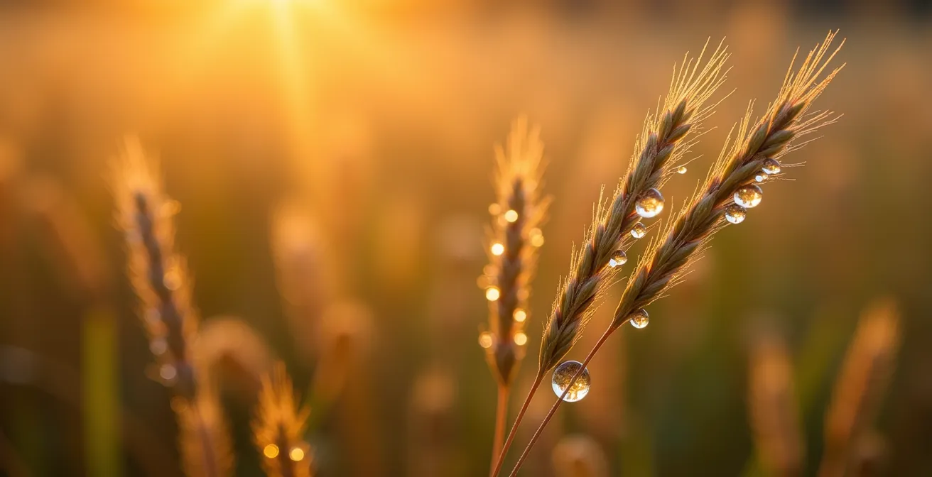 Plantes indigènes canadiennes en période sèche montrant leur résilience naturelle